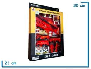 SCENE COMBINATION BOMBERO DIE-CAST