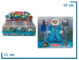 MEDICAL RESCUE PACIENTE CAPUCHA CERRADA FIGURA CON ACCESORIOS