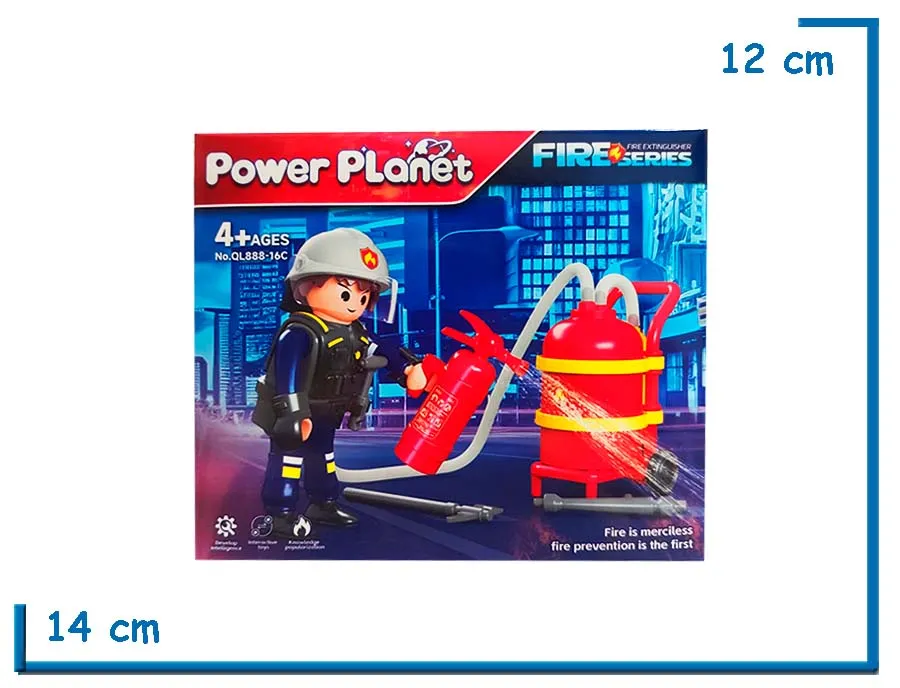 POWER PLANET FIRE SERIES 16C FIGURA CON ACCESORIOS