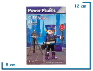 POWER PLANET CITY POLICE 57A FIGURA CON ACCESORIOS
