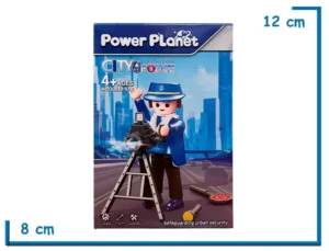 POWER PLANET CITY POLICE 57B FIGURA CON ACCESORIOS