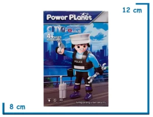 POWER PLANET CITY POLICE 57C FIGURA CON ACCESORIOS