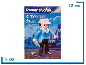 POWER PLANET CITY POLICE 57D FIGURA CON ACCESORIOS