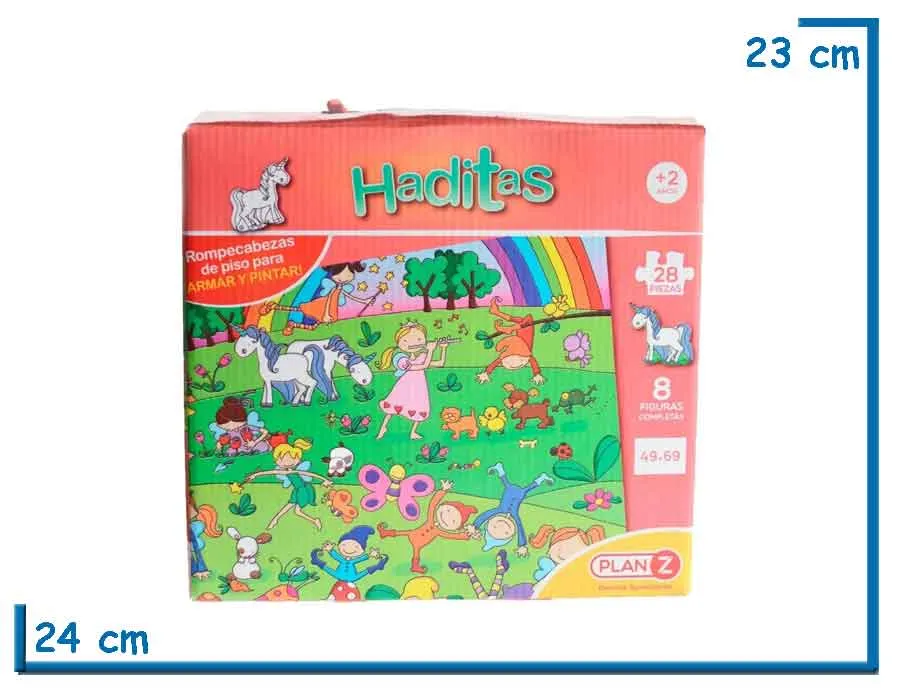 PUZZLE GIGANTE HADITAS EN CAJA