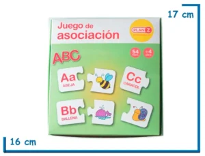 JUEGO DE ASOCIACION ABC X54 PZS