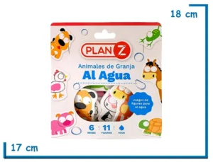 ANIMALES DE LA GRANJA AL AGUA X11 PZS