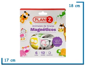ANIMALES DE LA GRANJA MAGNETICOS X12 PZS