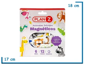 ANIMALES SALVAJES MAGNETICOS X12 PZS