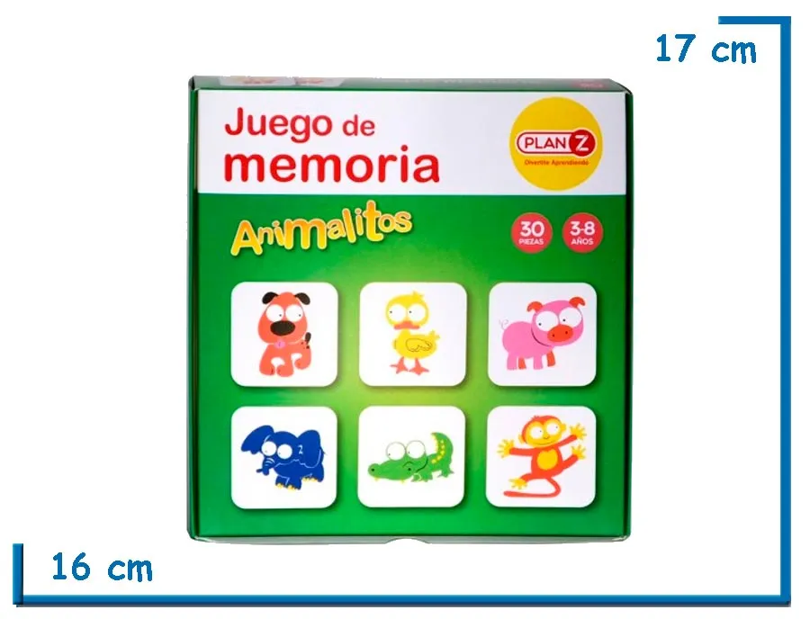 JUEGO DE MEMORIA ANIMALITOS X30 PZS