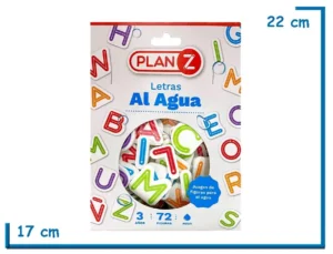 LETRAS AL AGUA X72 PZS