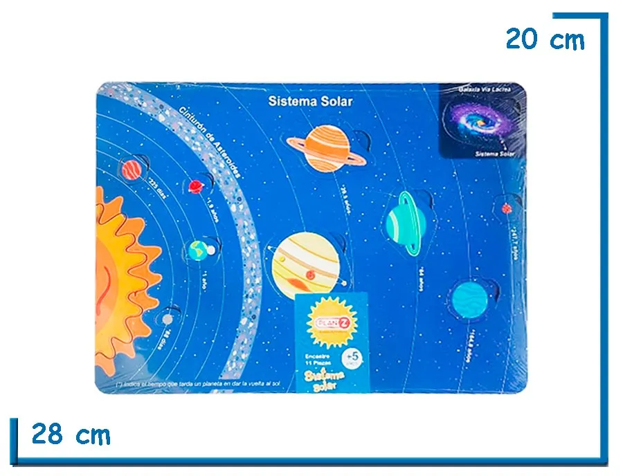 ENCASTRE DE MADERA SISTEMA SOLAR