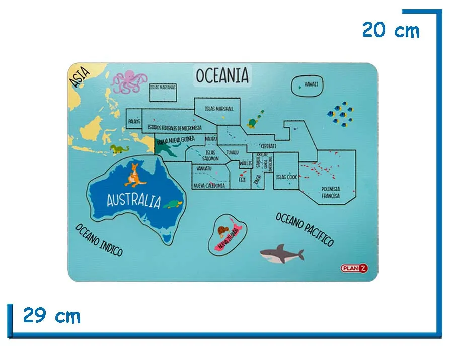 ENCASTRE OCEANIA DE MADERA 16 PZS