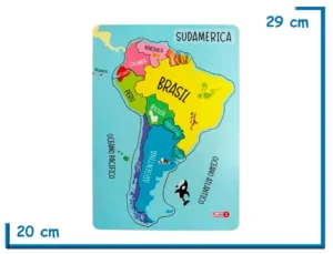 ENCASTRE SUDAMERICA DE MADERA 14 PZS