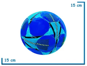 PELOTA DE FUTBOL N°2 AZUL CON ESTRELLAS