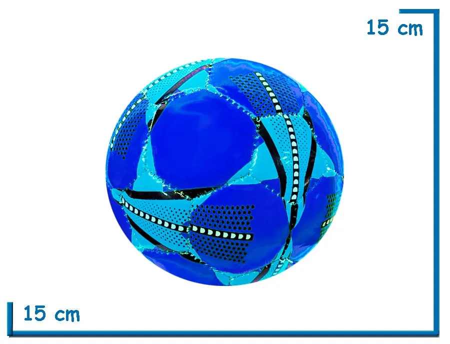 PELOTA DE FUTBOL N°2 AZUL CON ESTRELLAS