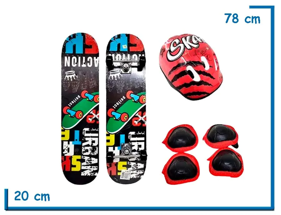 GO SPEED STREET URBAN ACTION CON KIT DE PROTECCION EN BOLSO