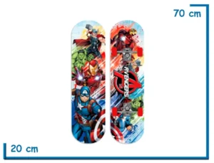 SKATE AVENGERS GRUPO 70X20 CM