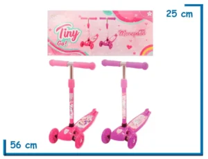 TINY GO MONOPATIN UNICORNIO 3 RUEDAS PLEGABLE SURTIDO