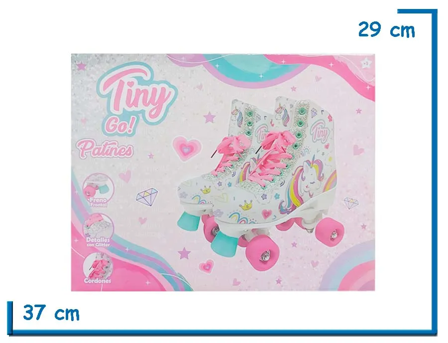 TINY GO PATINES ARTISTICOS TALLE 38 UNICORNIO