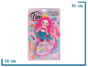 TINY SET DE MAQUILLAJE 1 PISO SIRENA EN BLISTER
