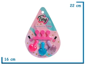 TINY SET DE MAQUILLAJE ESMALTES EN BLISTER