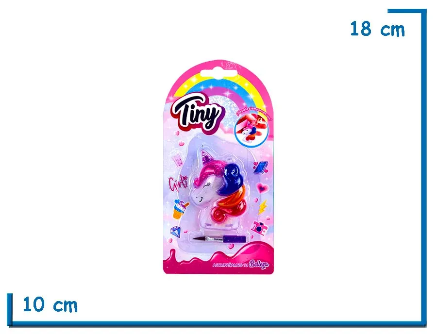 TINY BRILLOS DE LABIO UNICORNIO EN BLISTER