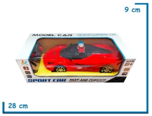 SPORT CAR AUTO POLICIA ROJO RC 1.18