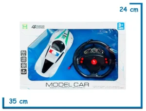 MODEL CAR AUTO POLICIA BLANCO RC