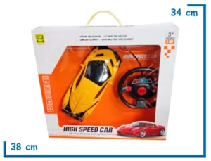 HIGH SPEED CAR 1.16 CONTROL REMOTO AMARILLO