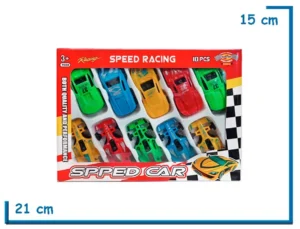 SPEED CAR SET X10 AUTITOS EN CAJA