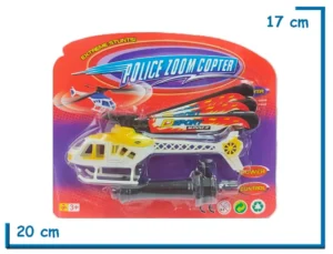 POLICE ZOOM COPTER AMARILLO HELICOPTERO LANZADOR