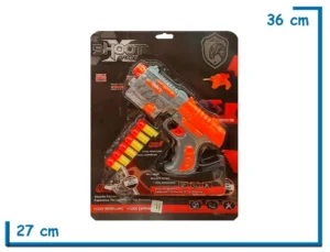 X SHOOT GAME PISTOLA LANZA DARDOS