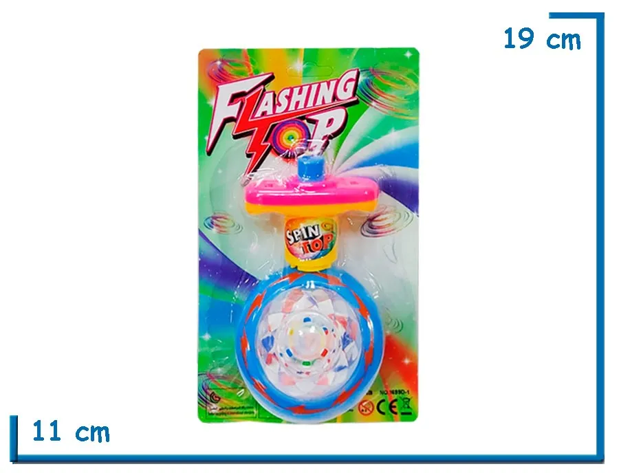 FLASHING TOP LANZA TROMPO CELESTE