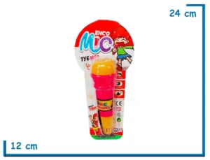 ECHO MIC MICROFONO FUCSIA CON ECO EN BLISTER