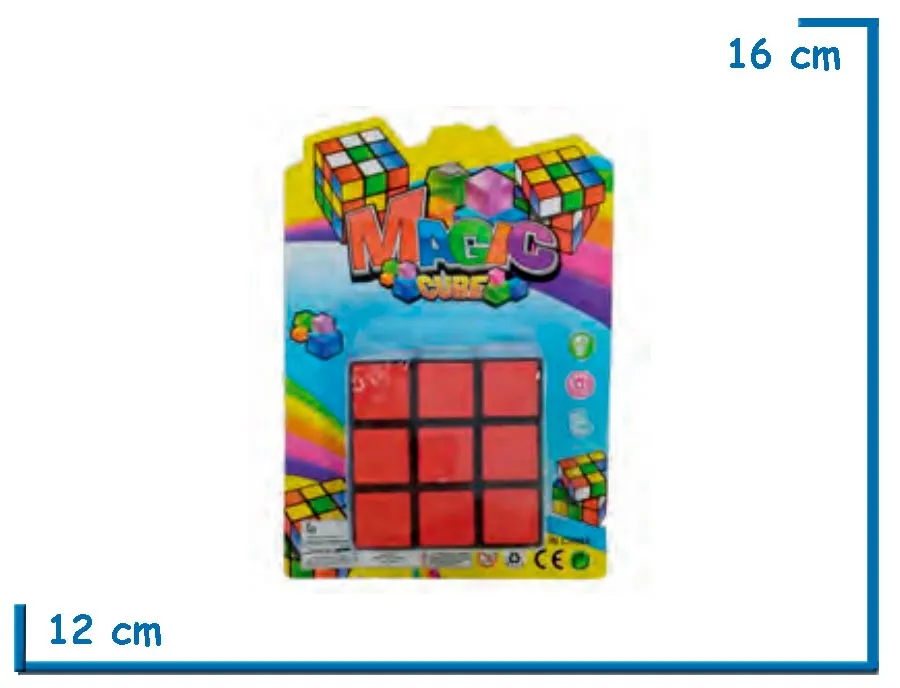 MAGIC CUBE CUBO MAGICO 3X3X3 EN BLISTER