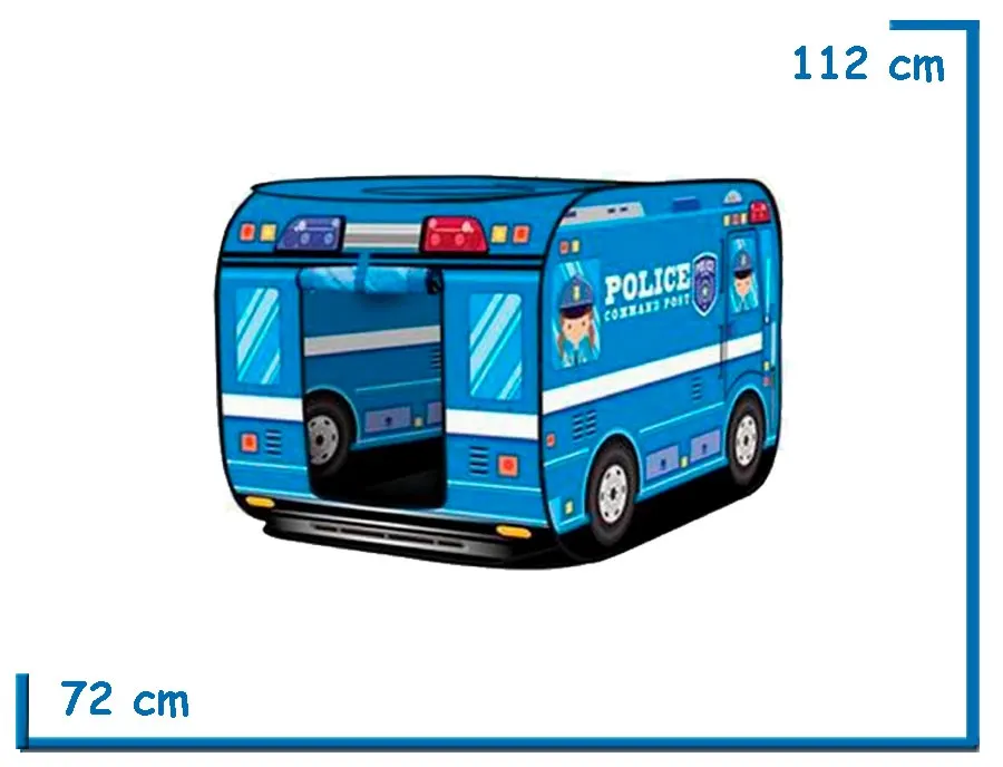 CARPITA PLEGABLE CAMION DE POLICIA