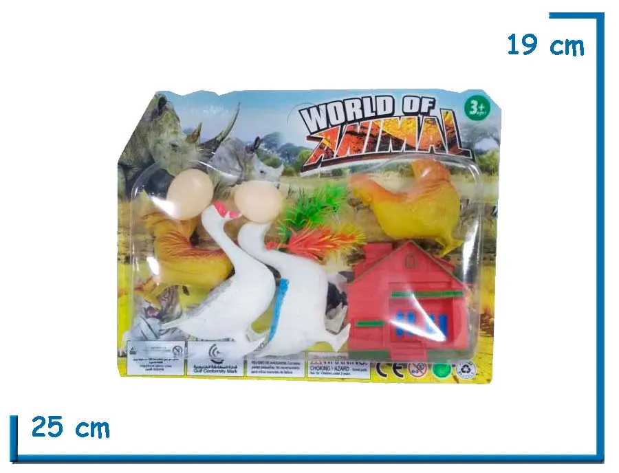 WORLD OF ANIMAL SET DE GRANJA EN BLISTER