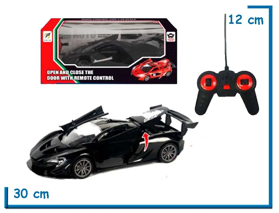 RACE AUTO DE CARERA NEGRO RC 1.18
