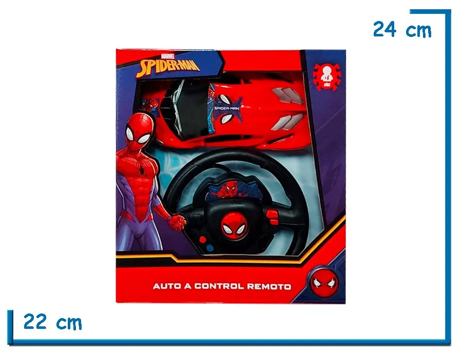 SPIDER-MAN AUTO CHICO VOLANTE RC