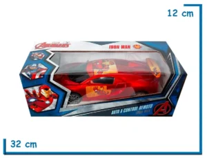 AVENGERS IRON MAN AUTO ROJO METALIZADO RC