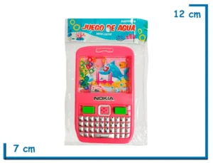 JUEGO DE AGUA AROS LOCOS NOKIA ROSA EN BOLSA