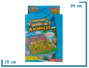 DESCUBRI QUIEN ES ANIMALES JUEGO DE MESA PORTATIL