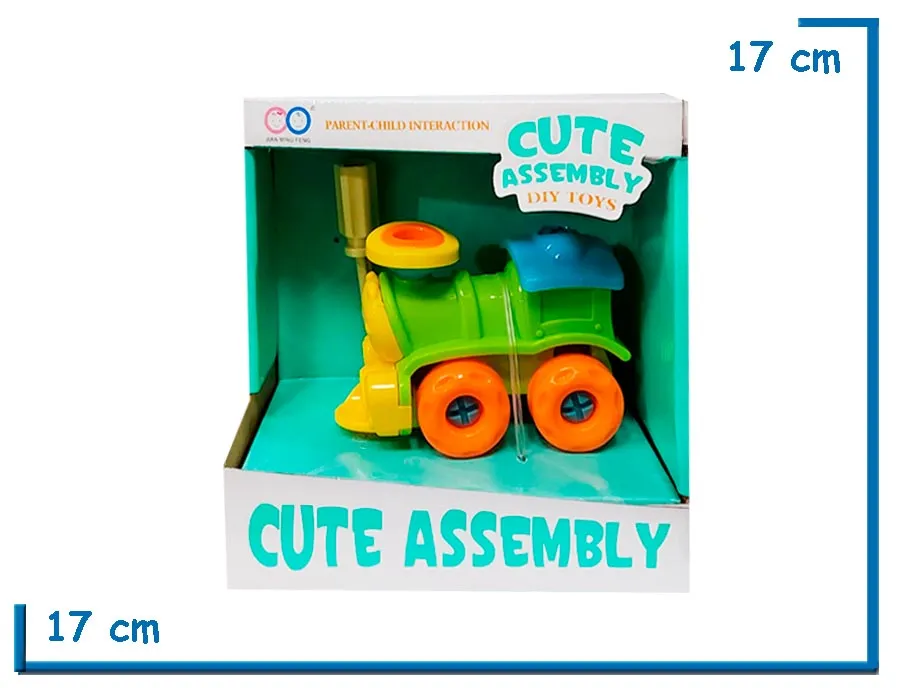CUTE ASSEMBLY TREN PARA ARMAR EN CAJA