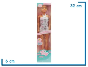 TINY FANTASY MUÑECA VESTIDO BLANCO DULCES
