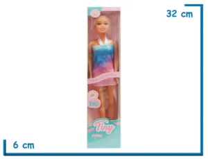 TINY FANTASY MUÑECA VESTIDO DEGRADE MULTICOLOR