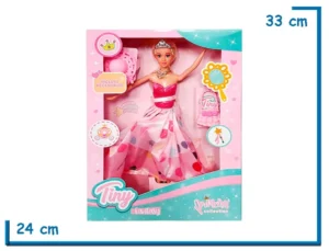 TINY PRINCESS MUÑECA CON ACCESORIOS