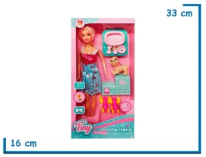 TINY FANTASY MASCOTA MUÑECA TOP FUCSIA CON ACCESORIOS