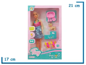 TINY FANTASY MASCOTA MUÑECA TOP FUCSIA CON ACCESORIOS