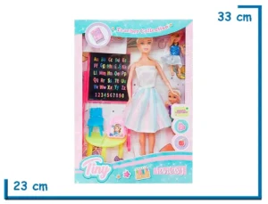 TINY FANTASY TEACHER MU¥ECA VESTIDO TRICOLOR CON ACCESORIOS