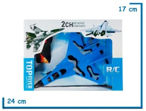 TOP FLYER AVION DE COMBATE CELESTE RC